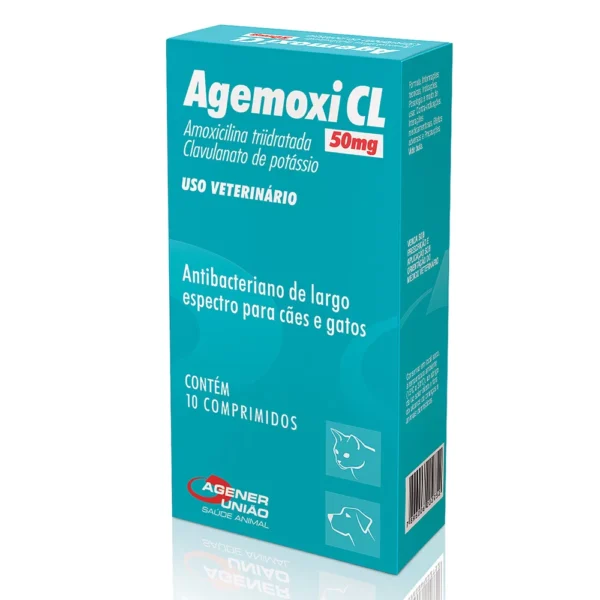 Agemoxi CL Agener Uniao 50mg 10 Comprimidos