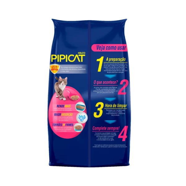 Areia Higienica Pipicat Floral para Gatos 2