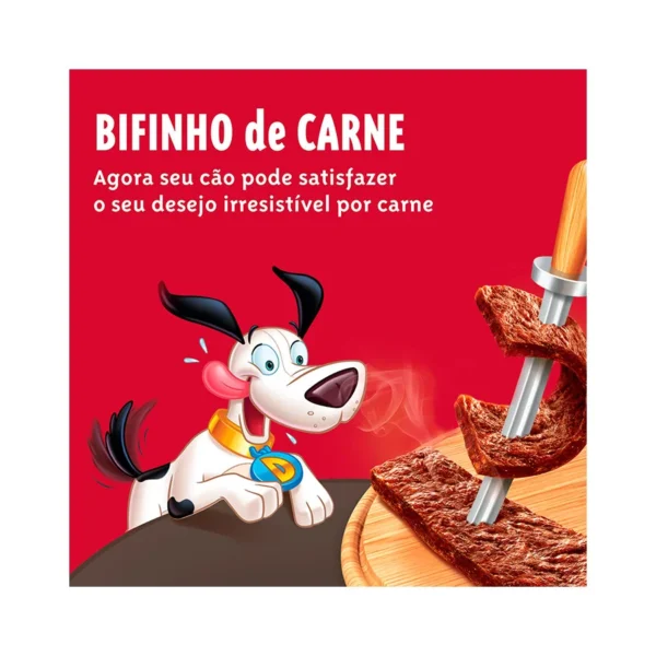 Petisco Doguitos Rodizio para Caes Adultos e Filhotes Sabor Carne 65g 2