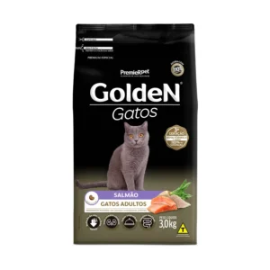 Ração Golden para Gatos Adultos Sabor Salmão