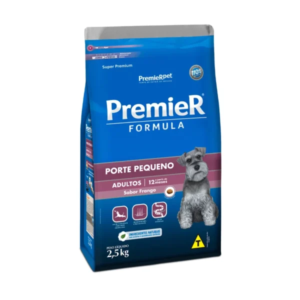 Racao Premier Formula para Caes Adultos de Racas Pequenas Sabor Frango 25kg 2