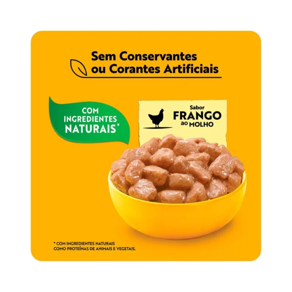 Racao Umida Pedigree Sache Frango ao Molho para Caes Adultos 100 g 6