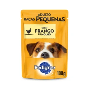 Ração Úmida Pedigree Sachê Frango ao Molho para Cães Adultos de Raças Pequenas