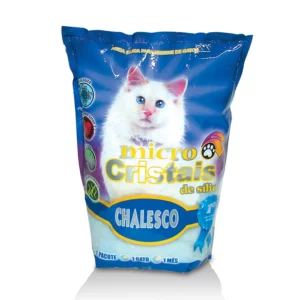 Areia Higiênica Chalesco com Micro Cristais de Sílica para Gatos