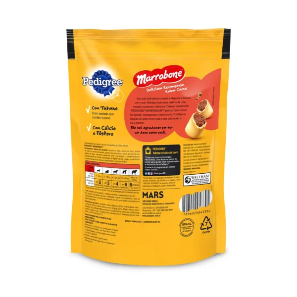 Biscoito Pedigree Biscrok Marrobone para Caes Adultos Sabor Carne 3