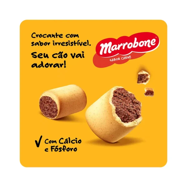 Biscoito Pedigree Biscrok Marrobone para Caes Adultos Sabor Carne 6