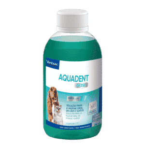 Solução para Higiene Oral Virbac Aquadent Fr3sh para Cães e Gatos