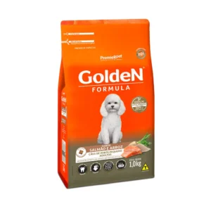 GoldeN Formula Cães Adultos Salmão e Arroz Porte Pequeno 1KG