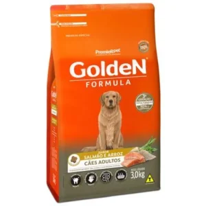 Ração Golden Fórmula Cães Adultos Salmão e Arroz 3 kg