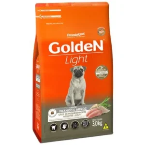 Ração para Cães Adultos Raças Pequenas Golden Formula Light Frango e Arroz