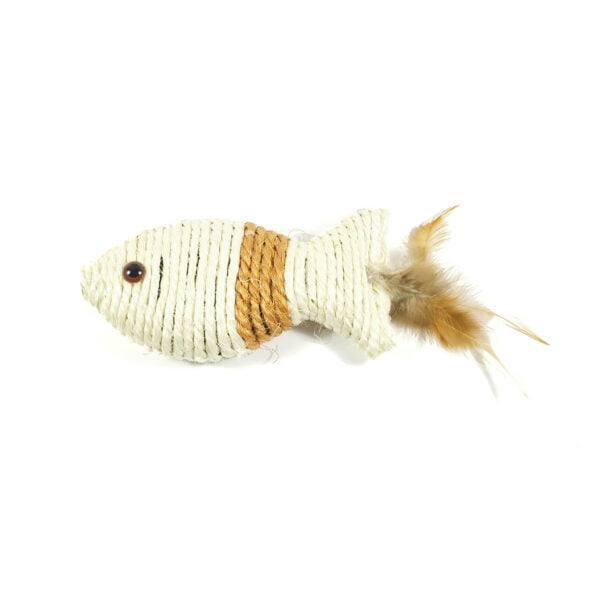 Tim , The Sisal Fish - brinquedo para gatos