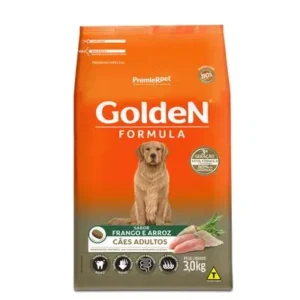 Ração Golden Fórmula para Cães Adultos Frango e Arroz 3 kg